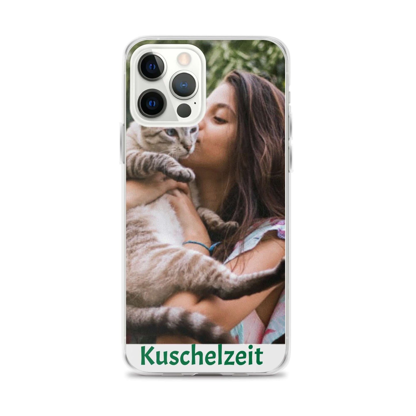 iPhone-Hülle. Personalisierung mit Foto und Text