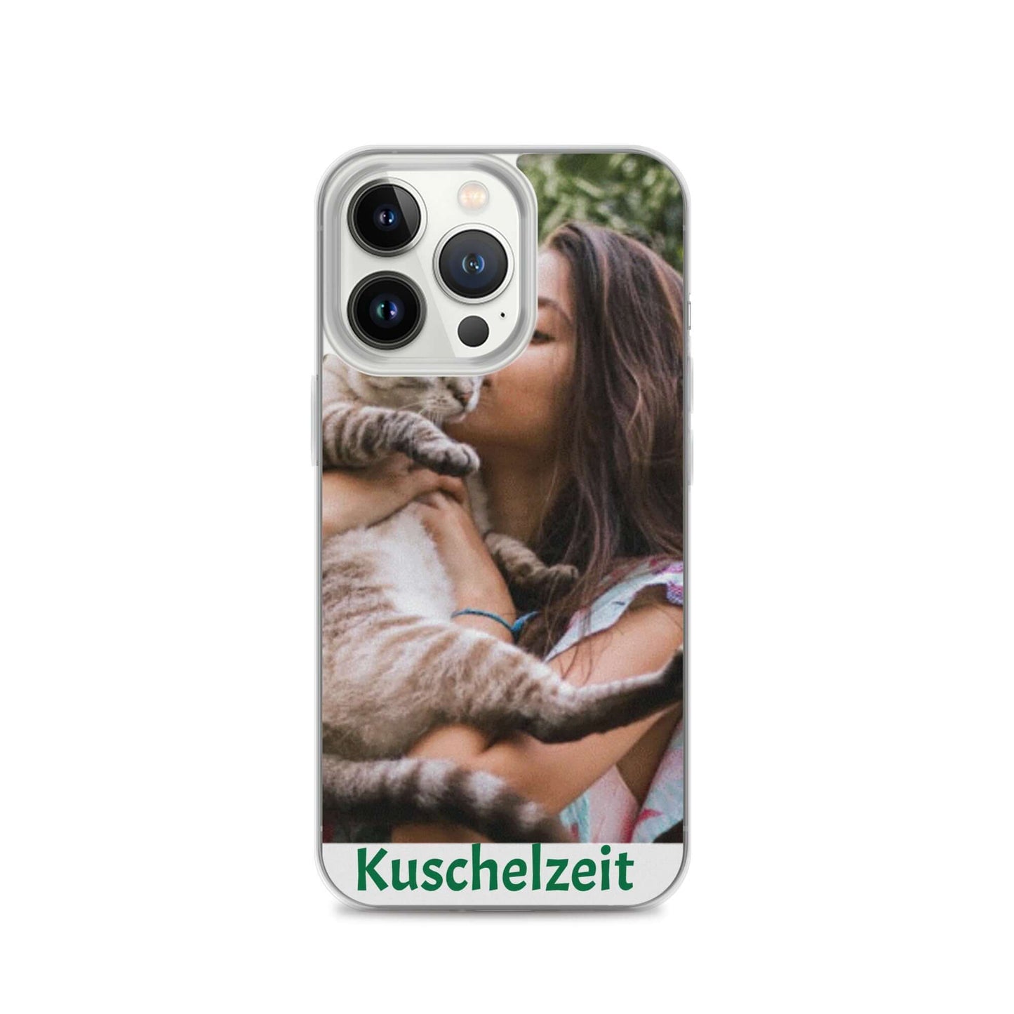 iPhone-Hülle. Personalisierung mit Foto und Text