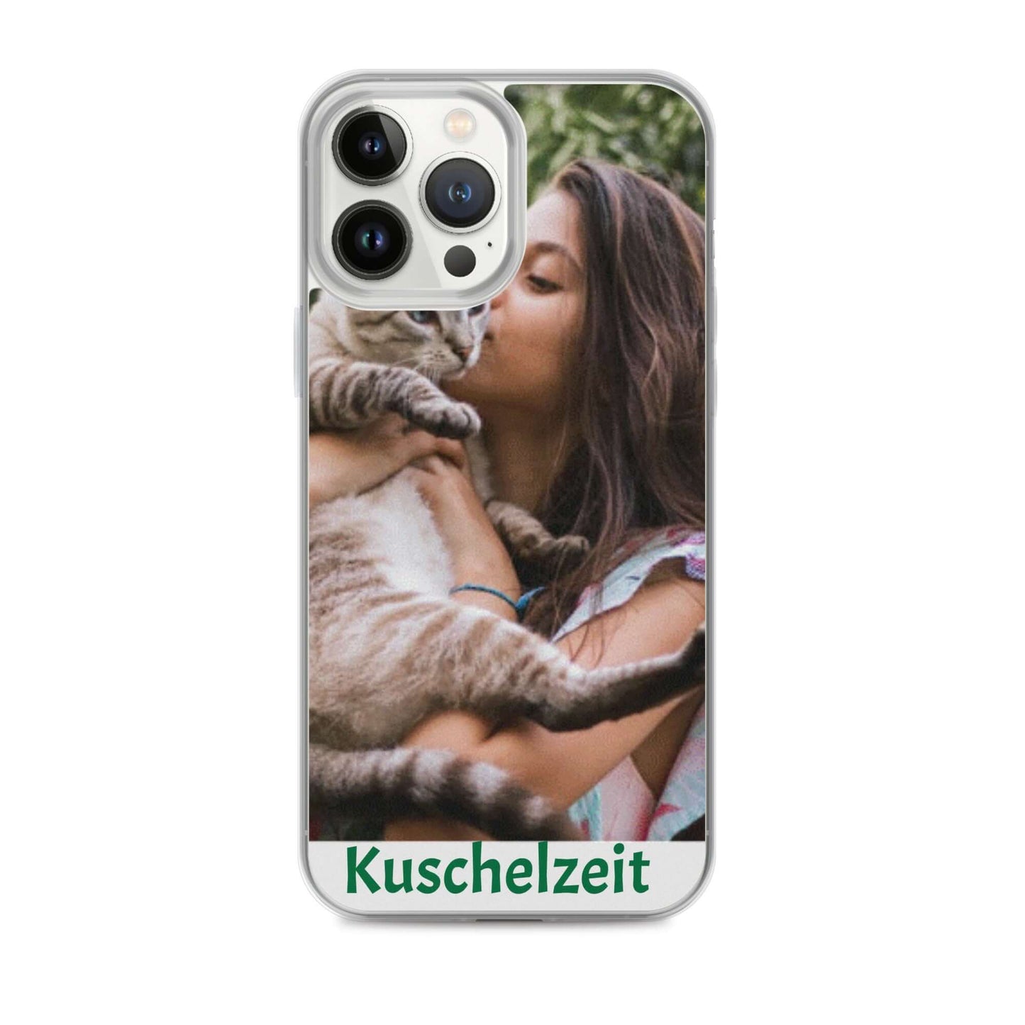 iPhone-Hülle. Personalisierung mit Foto und Text