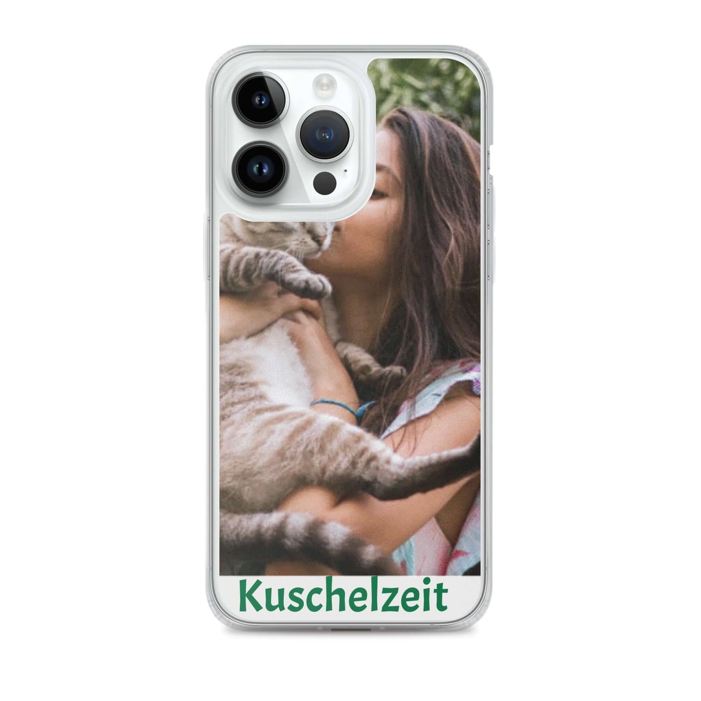 iPhone-Hülle. Personalisierung mit Foto und Text