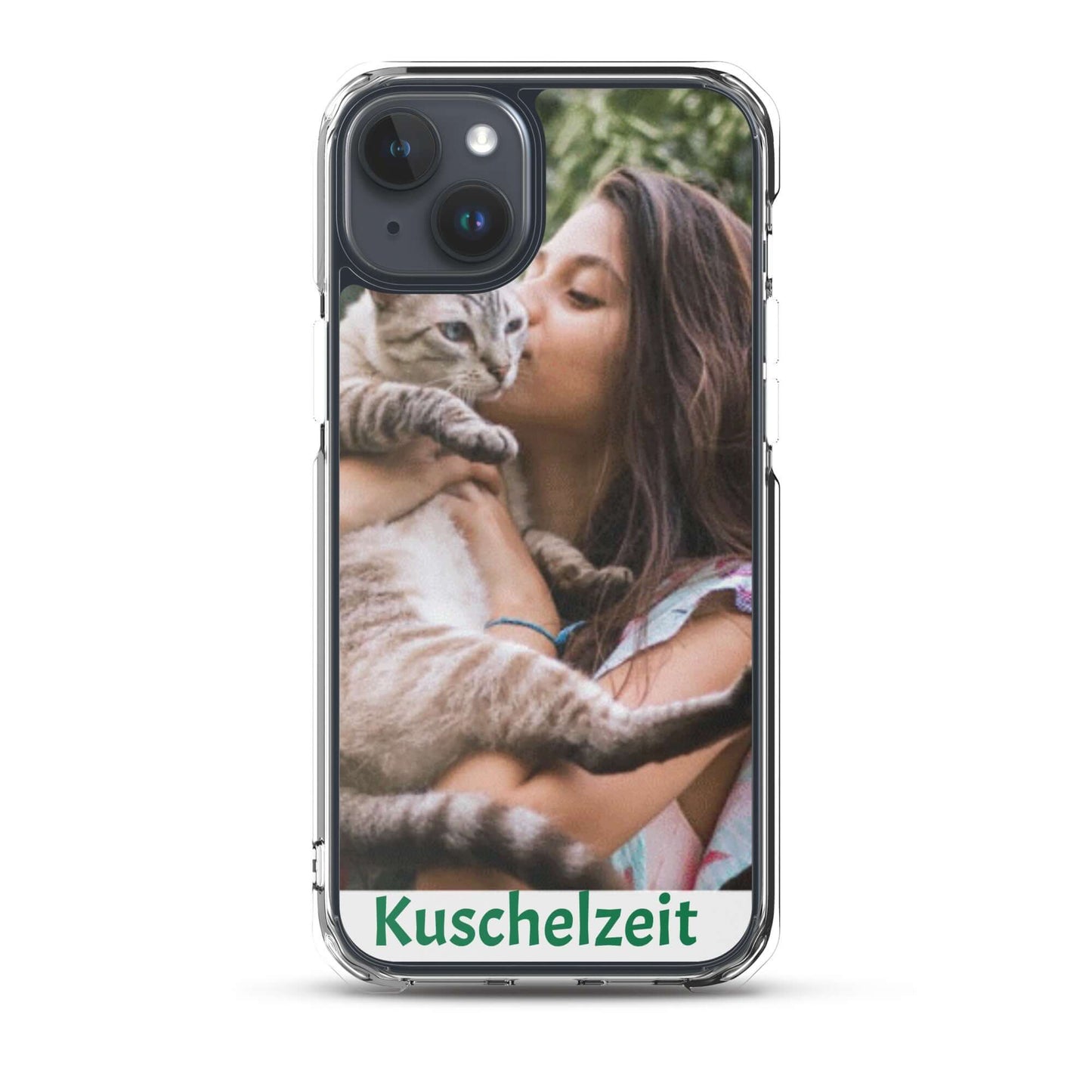 iPhone-Hülle. Personalisierung mit Foto und Text