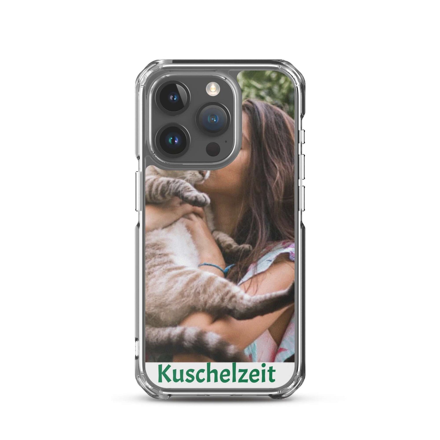 iPhone-Hülle. Personalisierung mit Foto und Text