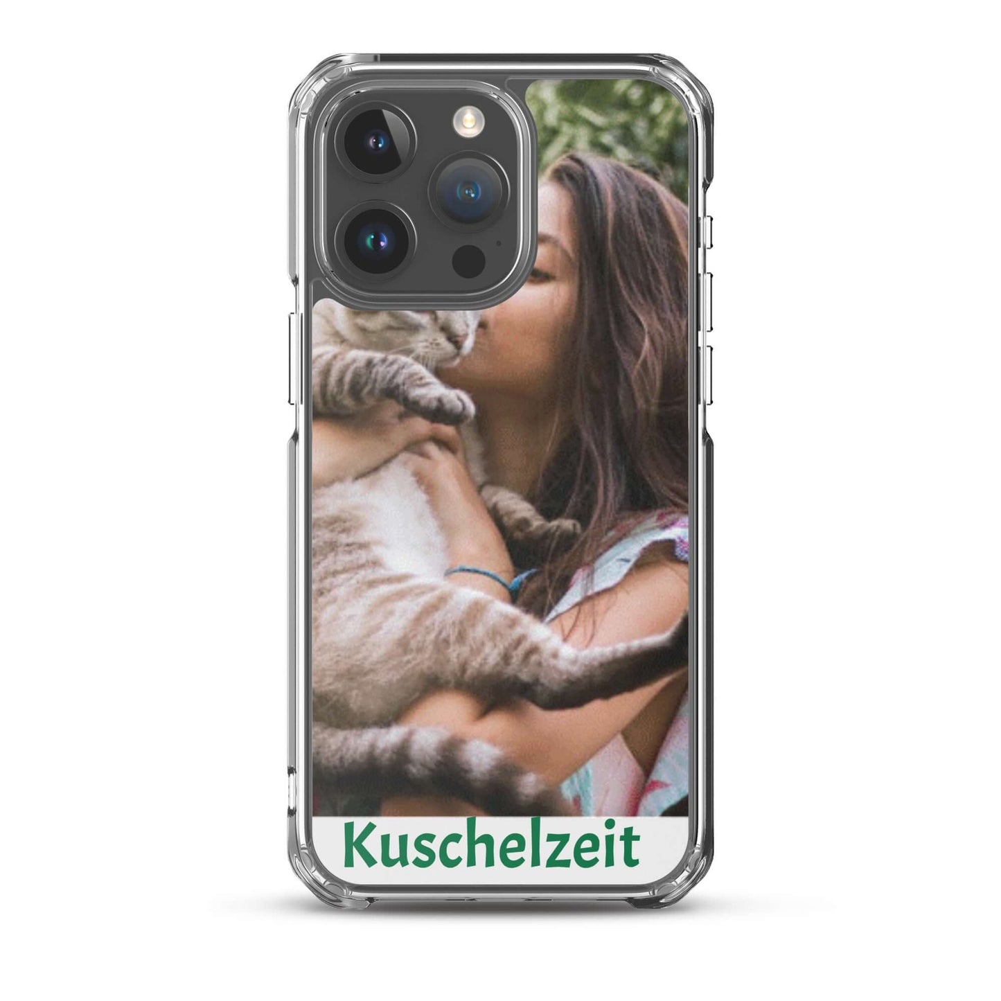 iPhone-Hülle. Personalisierung mit Foto und Text