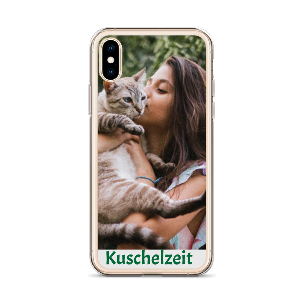 iPhone-Hülle. Personalisierung mit Foto und Text