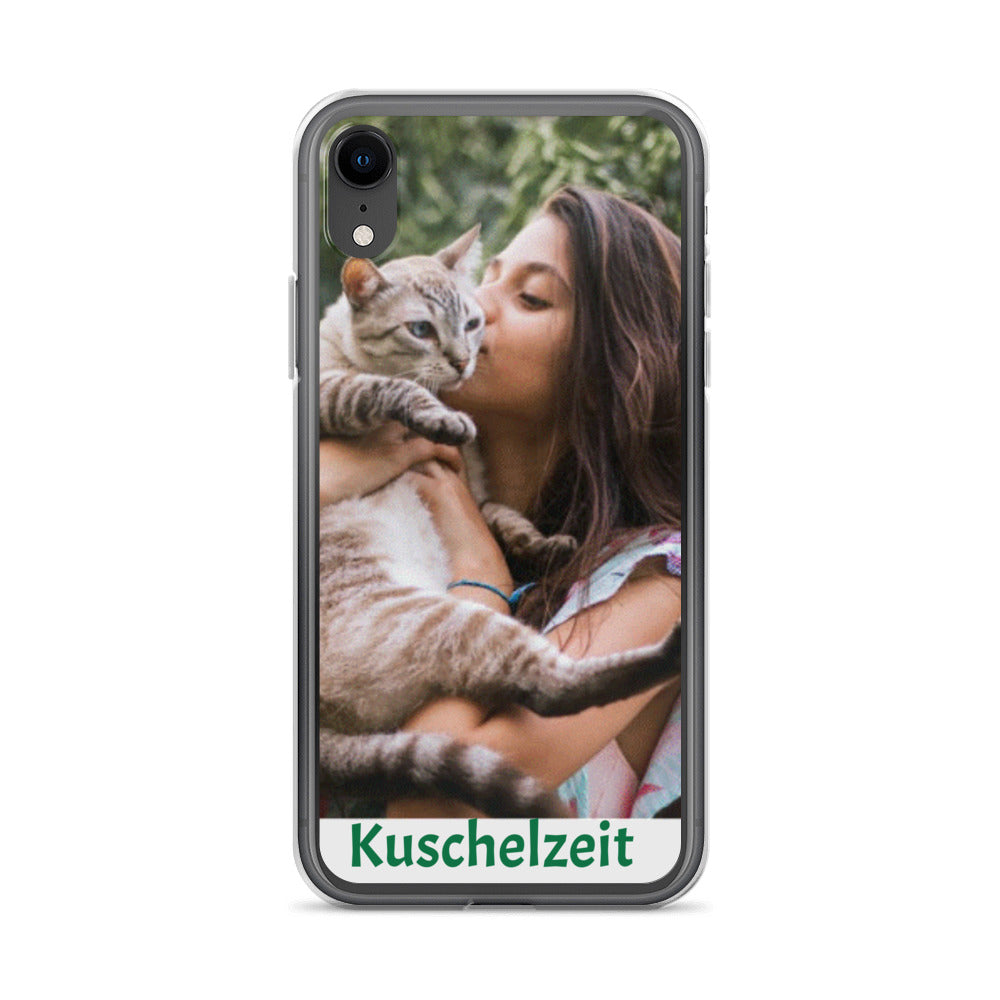 iPhone-Hülle. Personalisierung mit Foto und Text