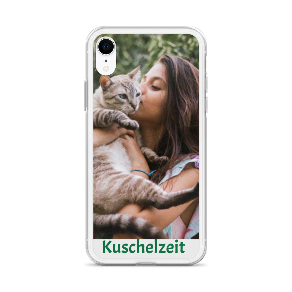 iPhone-Hülle. Personalisierung mit Foto und Text