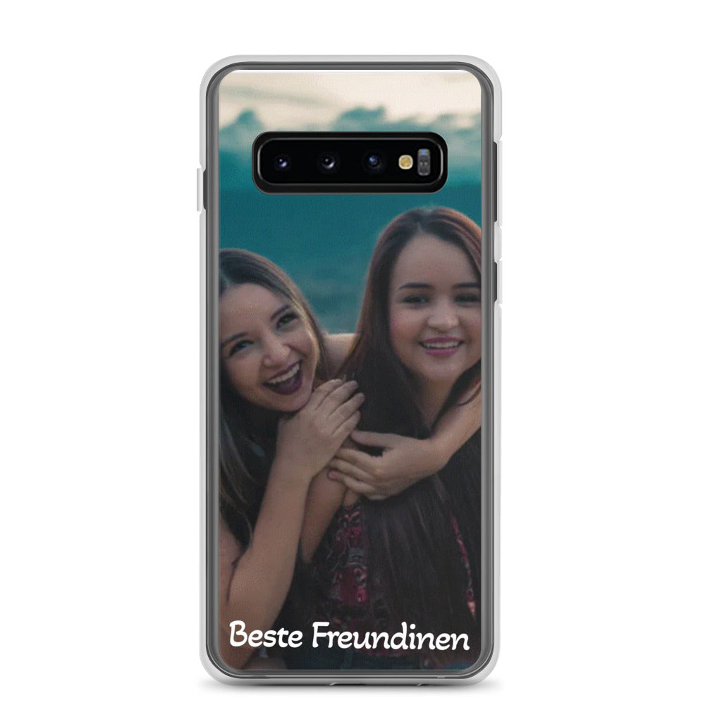 Samsung-Hülle. Personalisierung mit Foto und Text