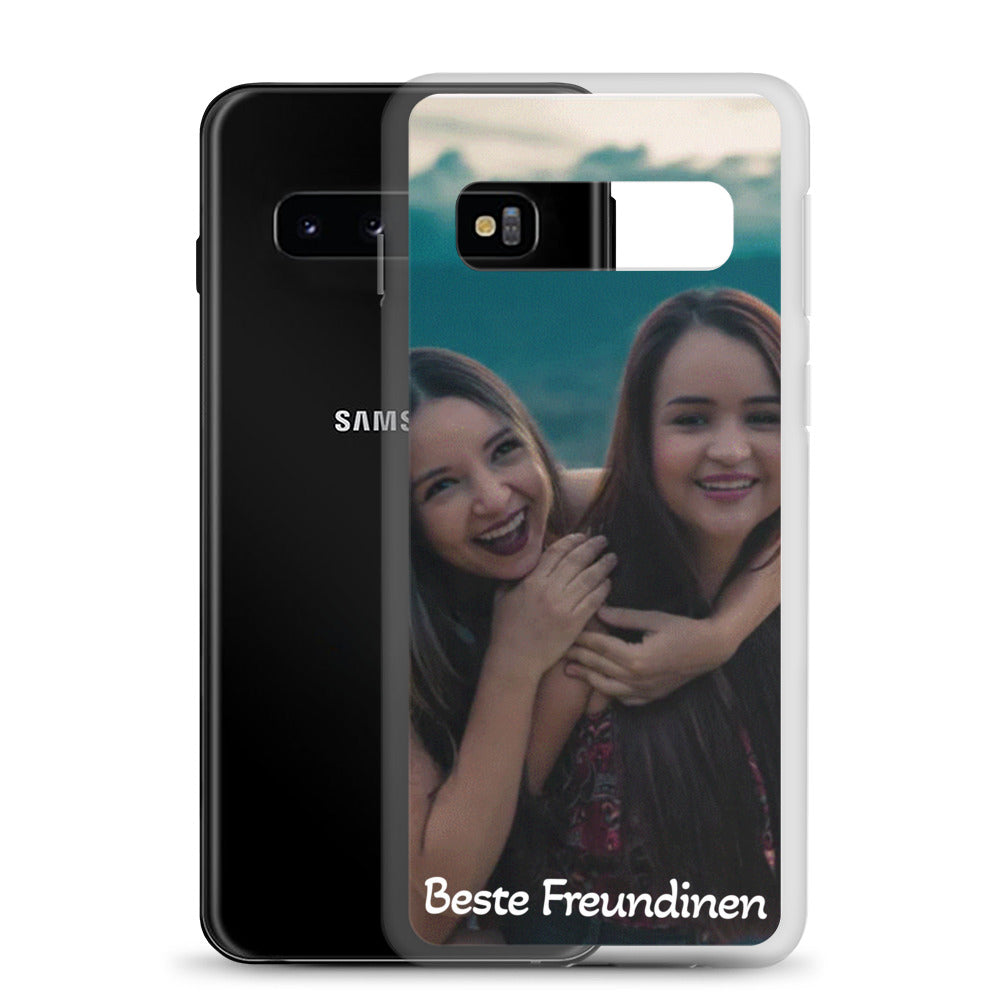 Samsung-Hülle. Personalisierung mit Foto und Text