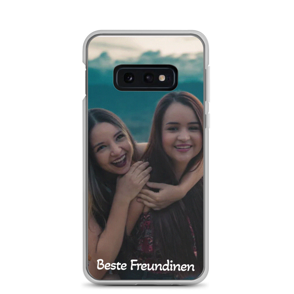 Samsung-Hülle. Personalisierung mit Foto und Text