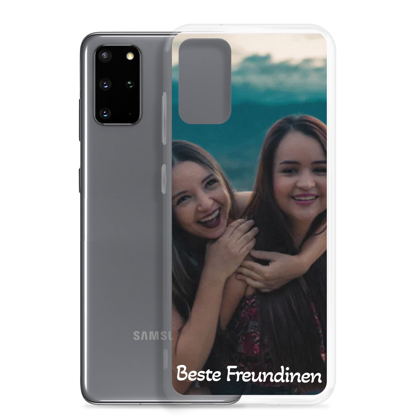 Samsung-Hülle. Personalisierung mit Foto und Text