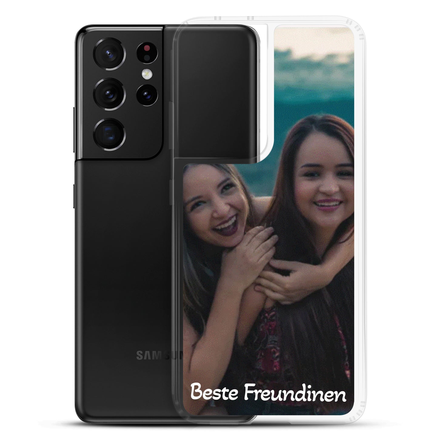 Samsung-Hülle. Personalisierung mit Foto und Text